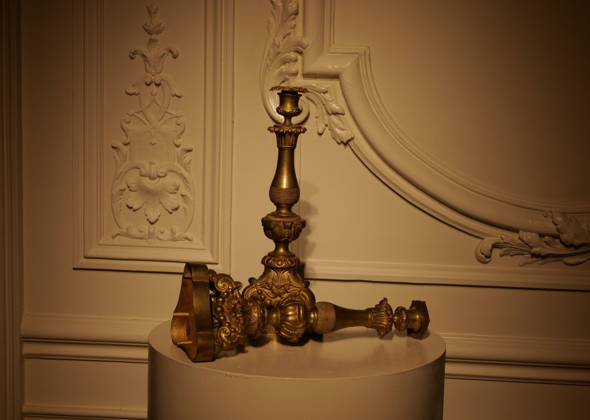 Paire de bougeoirs-photo-2