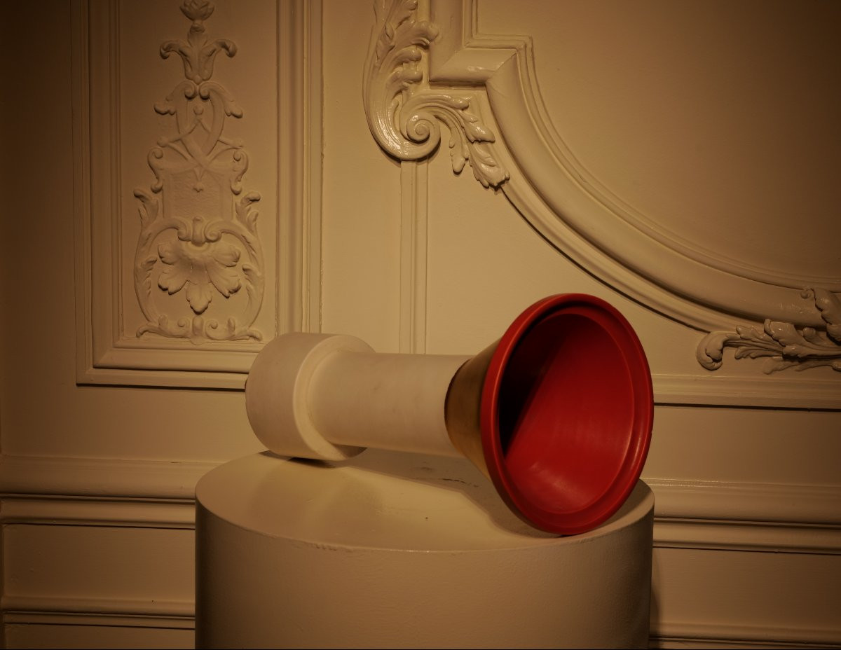 Vase en céramique d'Ettore Sottsass-photo-2