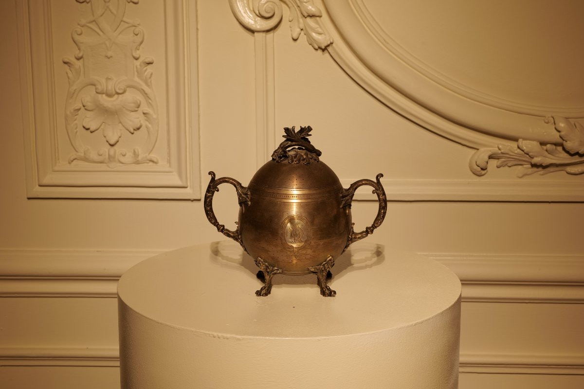 Sucrier en argent massif-photo-2