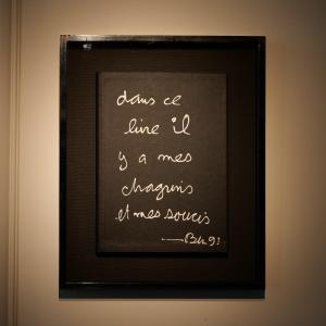 Acrylique sur livre entoilé de Ben