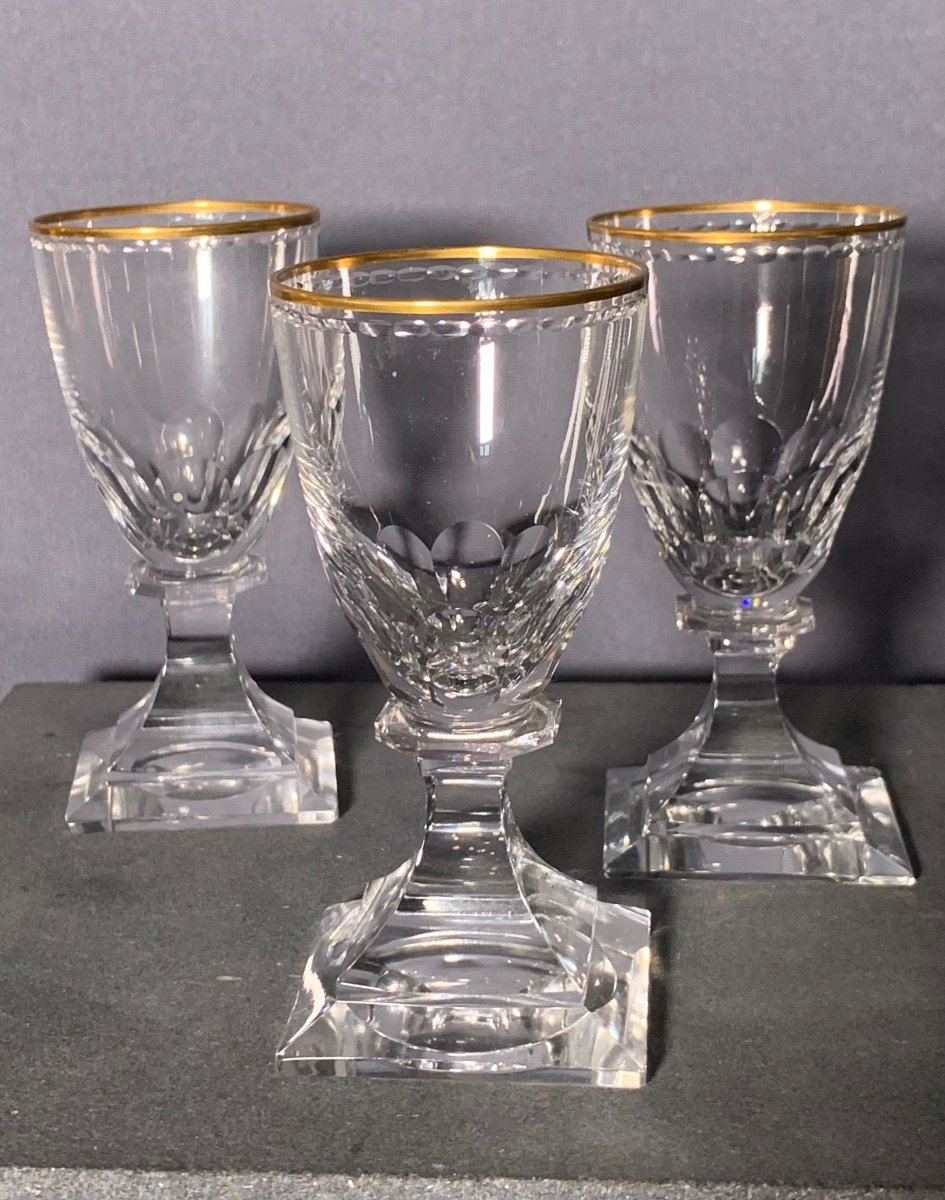 Set Of 12 Crystal Wine Glasses Kosta Boda “elis Berg”-photo-2