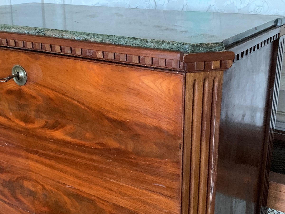 Secretair  In Mahogany, Gustavian Style , Sweden,end 19th Cent. -photo-4
