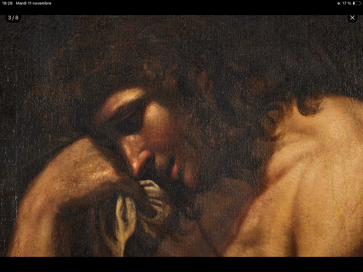 Saint John The Baptist, Caravagesque Painter Circa 1620, Naples Or Rome-photo-3