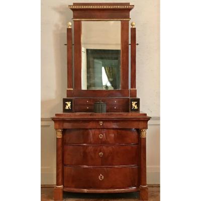 Empire Commode-dresser Blond Mahogany Sweden 