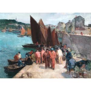 Albert Fernand-Renault - Retour De Pêche - Douarnenez - 1929