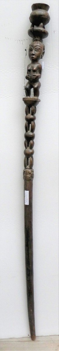 Yoruba Scepter Cane From Nigeria-photo-3