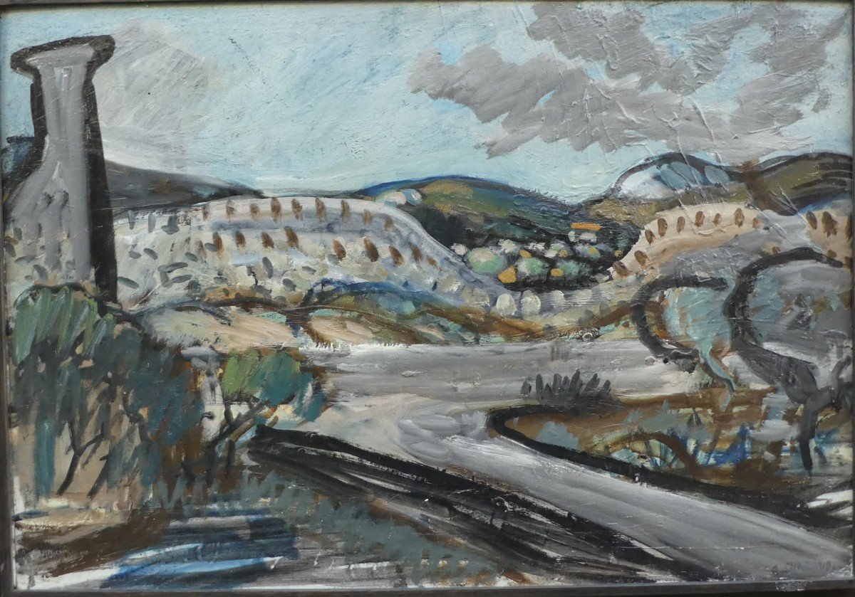 Landscape By Auguste Chabaud 1882-1955-photo-8
