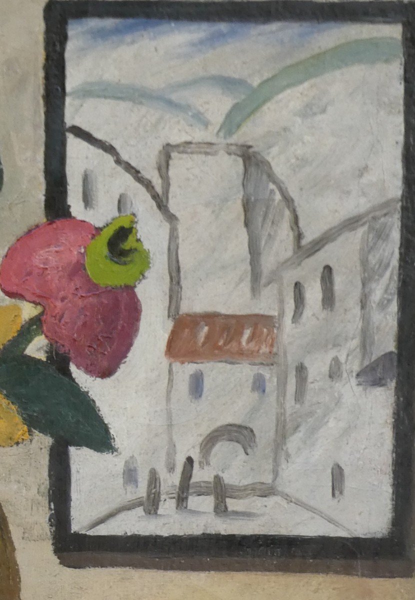 Le Bouquet Par Louis Mathieu Verdilhan 1875-1928-photo-3