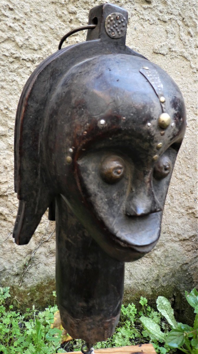 Fang Reliquary Head From Gabon