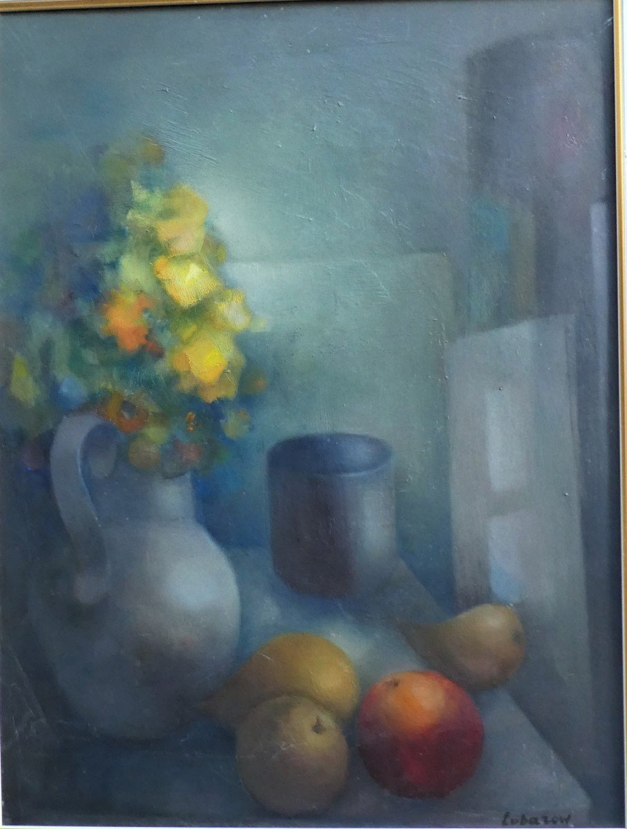 Composition Florale De Renée Lubarow  1923-2017-photo-3