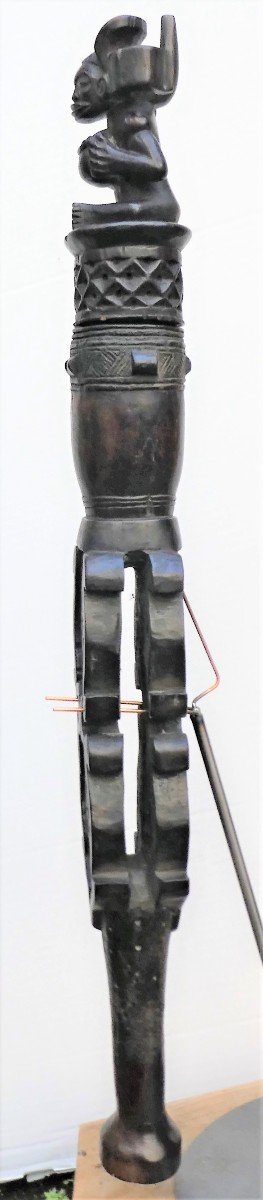Tshowke Snuffbox Scepter, From Angola, Drc-photo-4