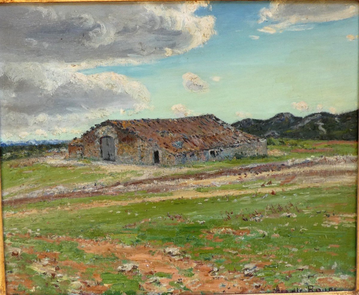 The Mas In The Garrigue By Auguste Roure 1878-1936-photo-2