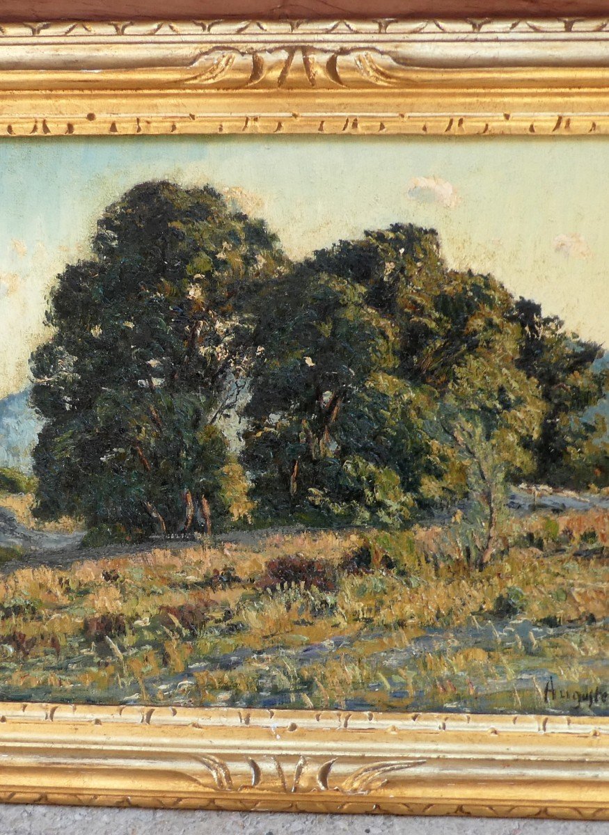 Countryside In Provence By Auguste Roure 1878-1936-photo-4