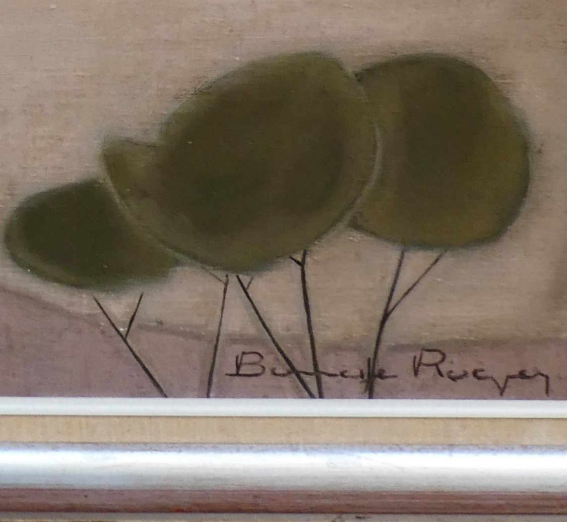 Landscape By Roger Bonafé Born In 1932-photo-3