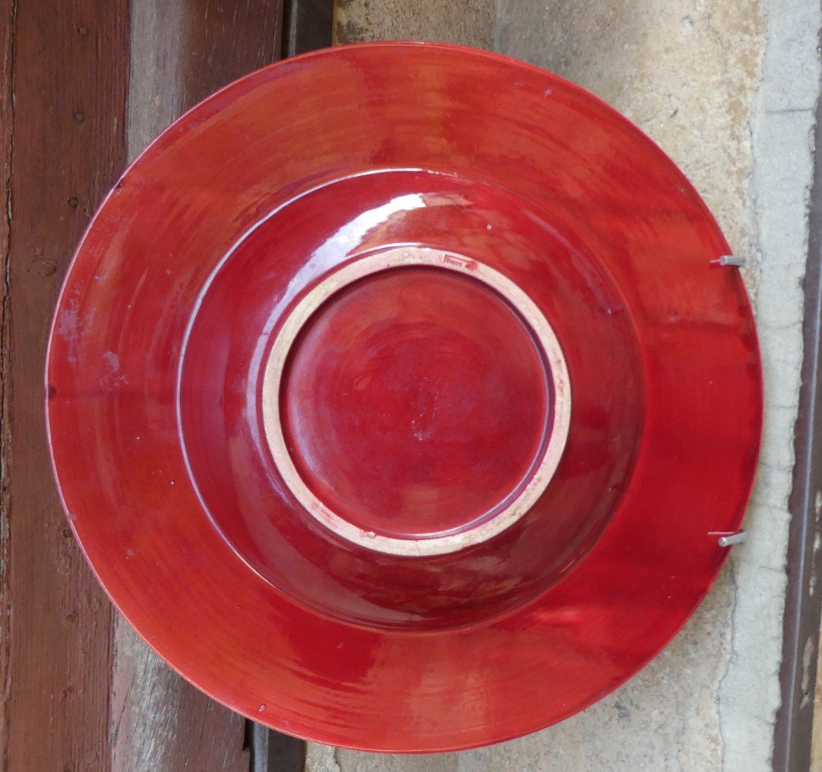 Large Art-deco Dish By Roger Mequinion 1905-1985-photo-2