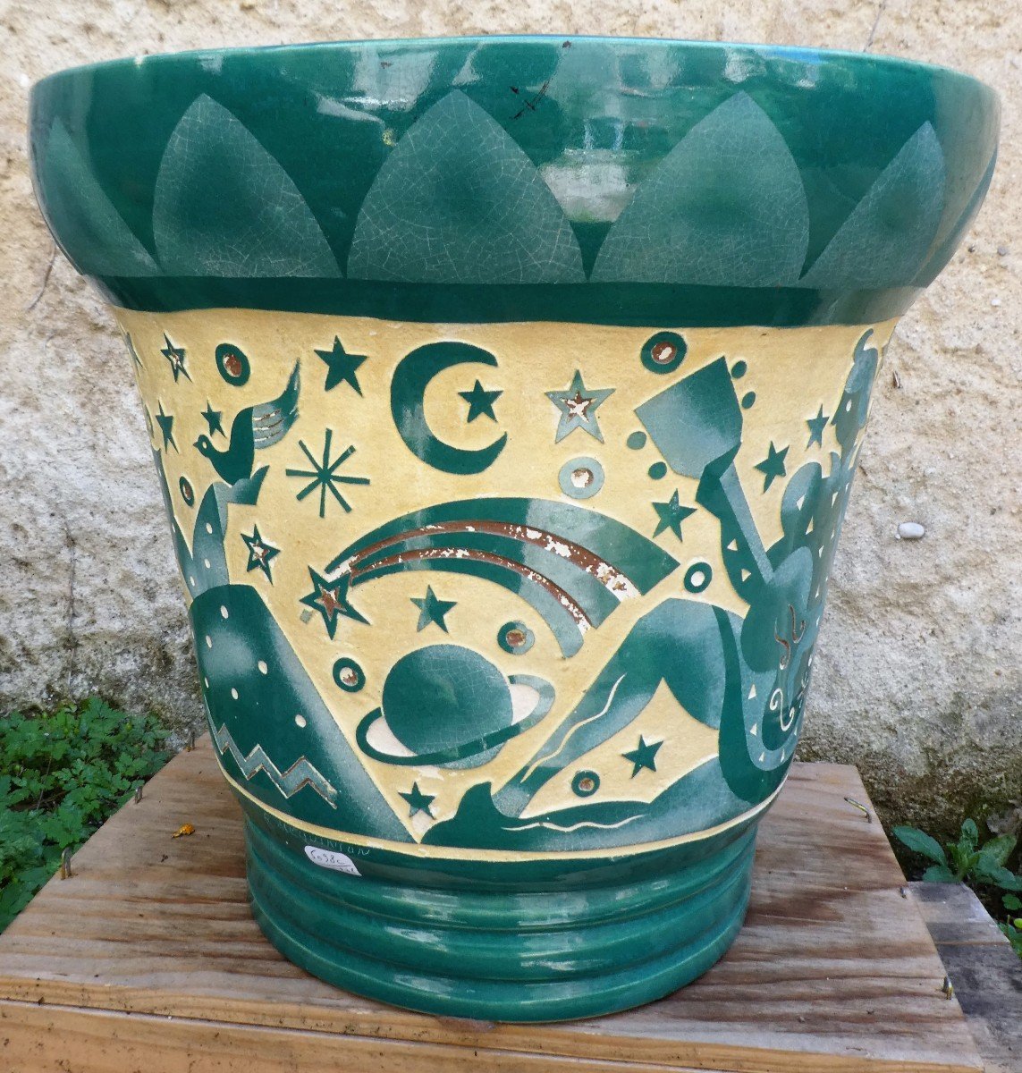 Vase Art-déco Par Roger Mequinion-photo-2