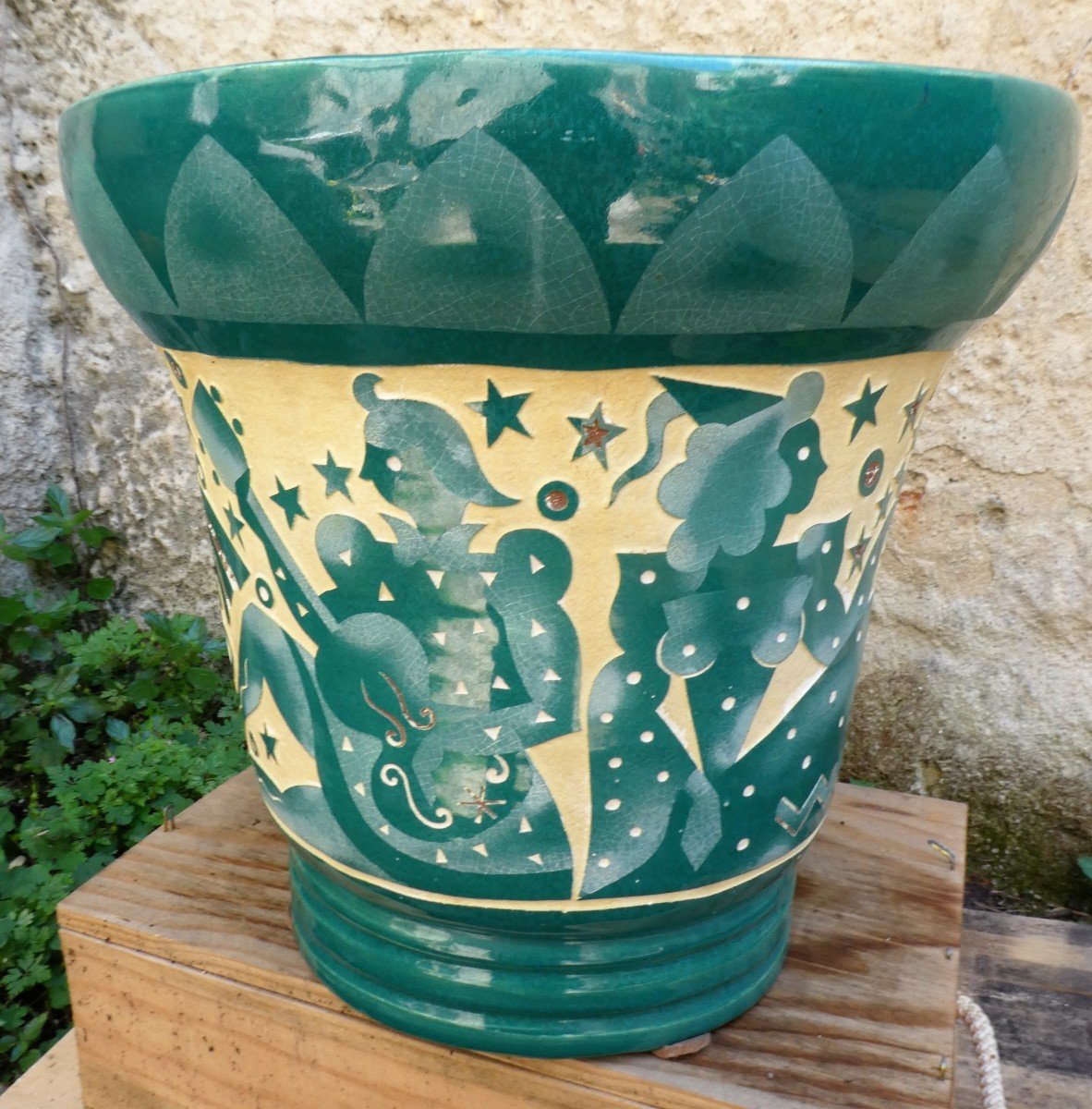 Vase Art-déco Par Roger Mequinion-photo-4