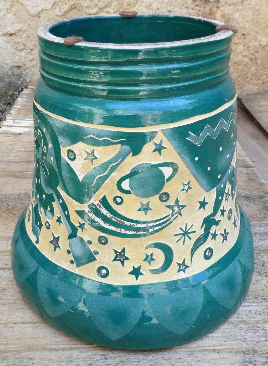 Vase Art-déco Par Roger Mequinion-photo-3