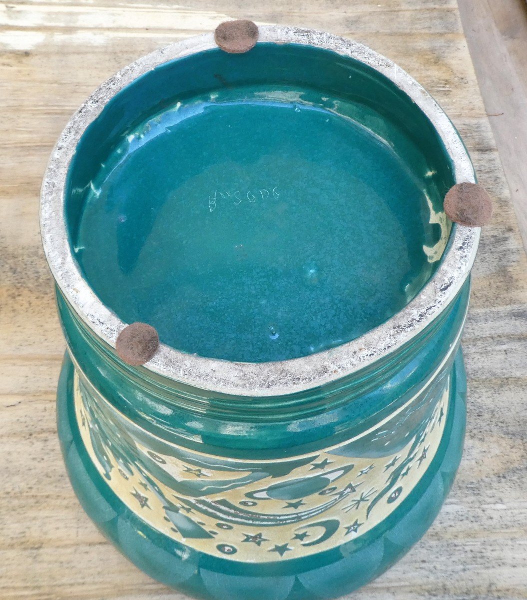 Vase Art-déco Par Roger Mequinion-photo-4
