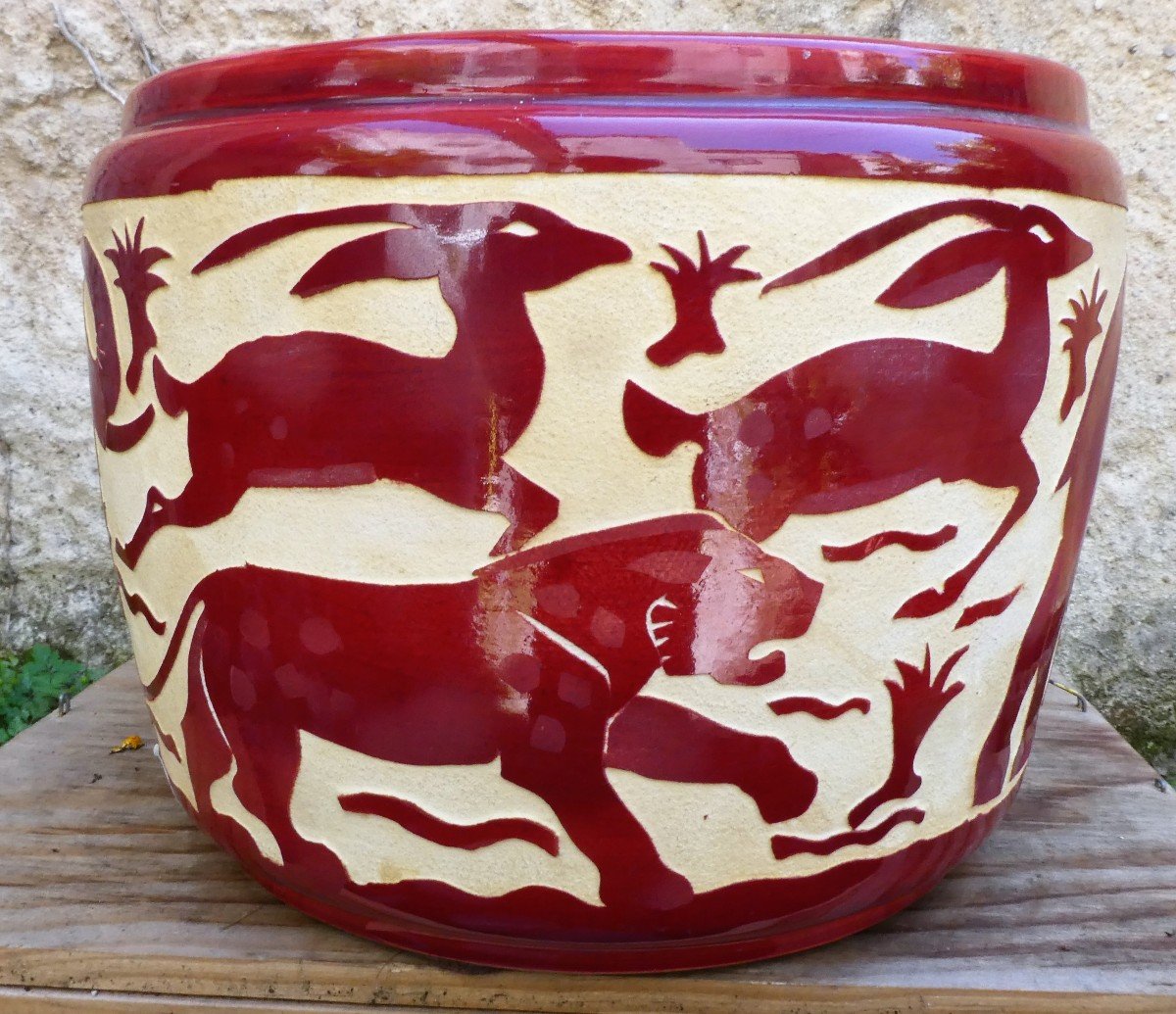Art-deco Vase By Roger Mequinion-photo-1