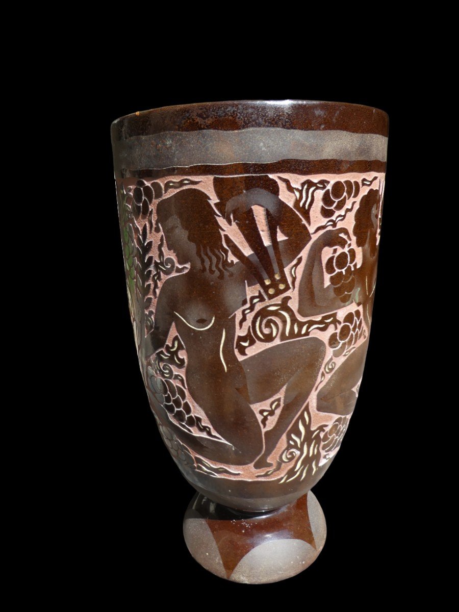 Vase Art-deco  De Roger Mequinion-photo-2