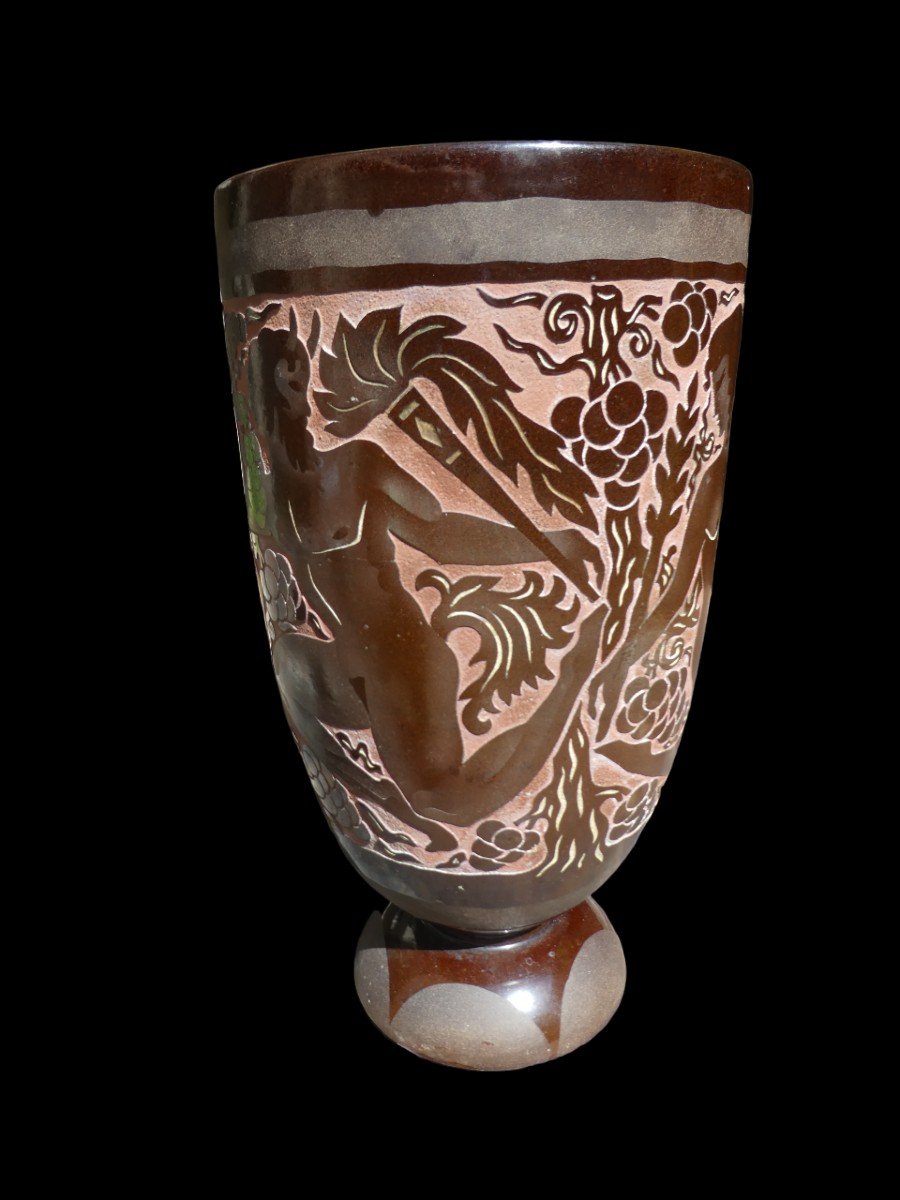 Vase Art-deco  De Roger Mequinion-photo-3