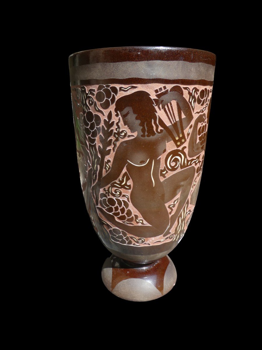 Vase Art-deco  De Roger Mequinion-photo-4