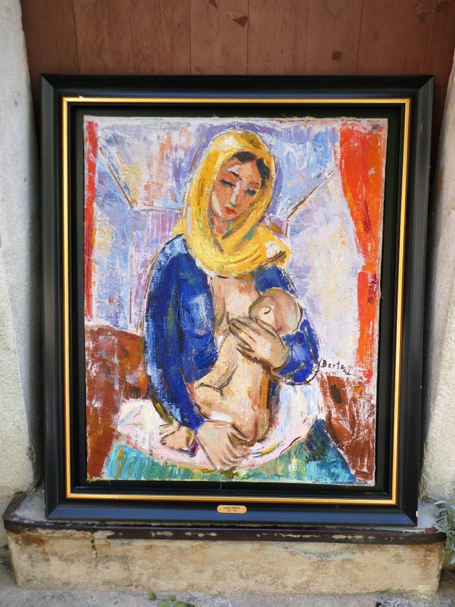 The Madonna By Laszlo Barta 1902-1961-photo-3