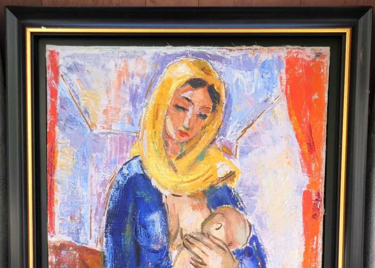 The Madonna By Laszlo Barta 1902-1961-photo-5