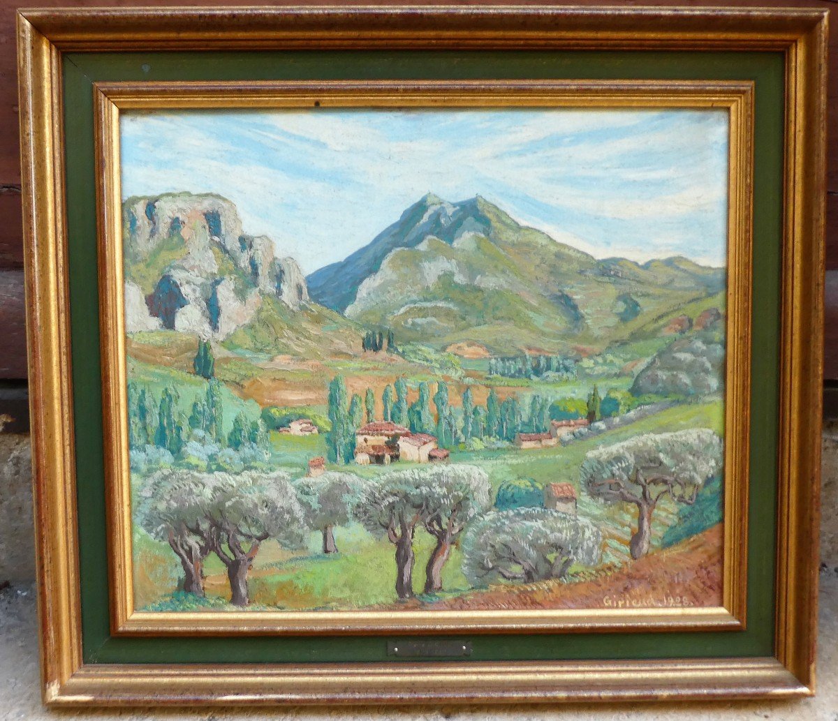 Aiguines - Moustiers From 1928 By Pierre Girieud 1876-1948-photo-2