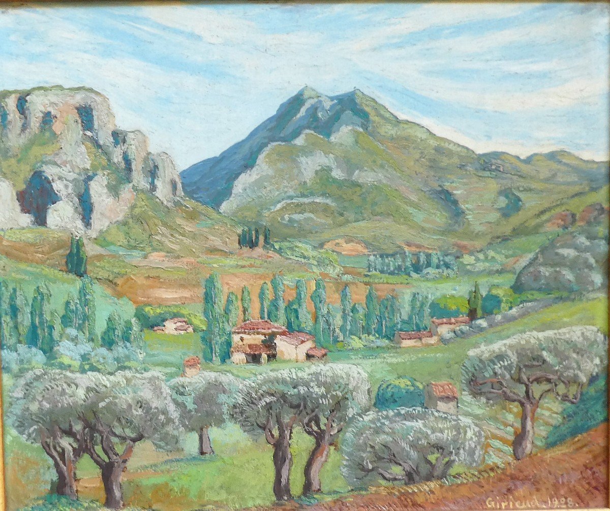 Aiguines - Moustiers From 1928 By Pierre Girieud 1876-1948