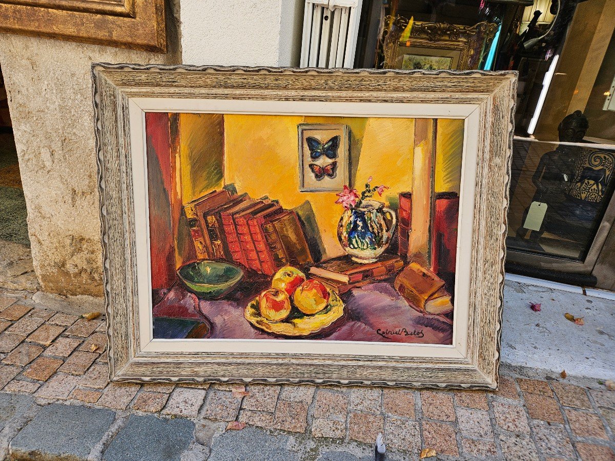 Les 3 Pommes Par Gabriel Belot 1882-1962-photo-7