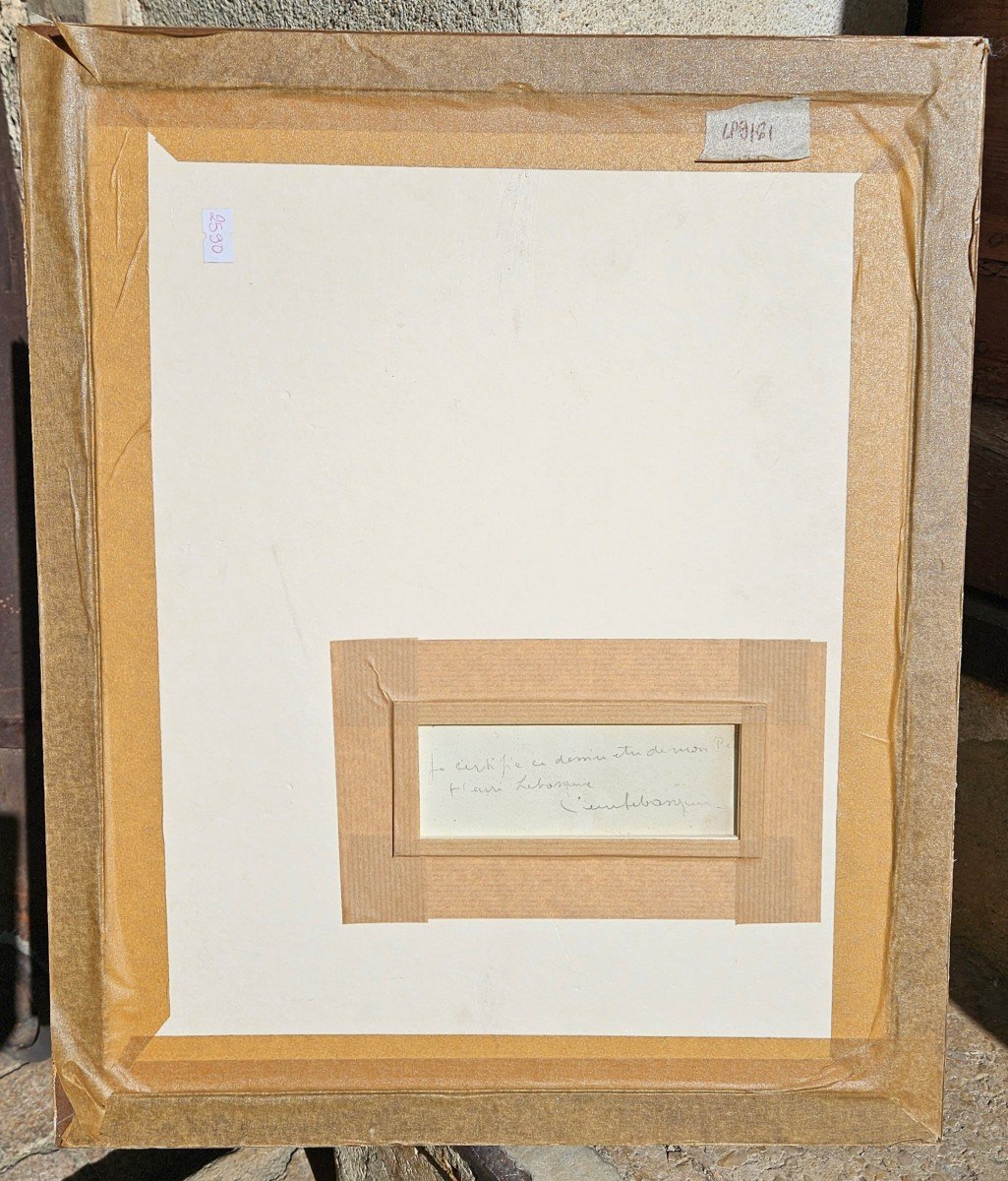 Original Drawing By Henri Lebasque 1865-1937-photo-4
