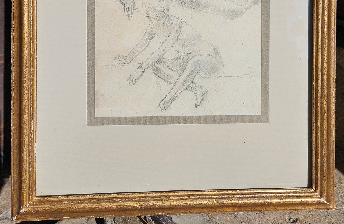 Original Drawing By Henri Lebasque 1865-1937-photo-1