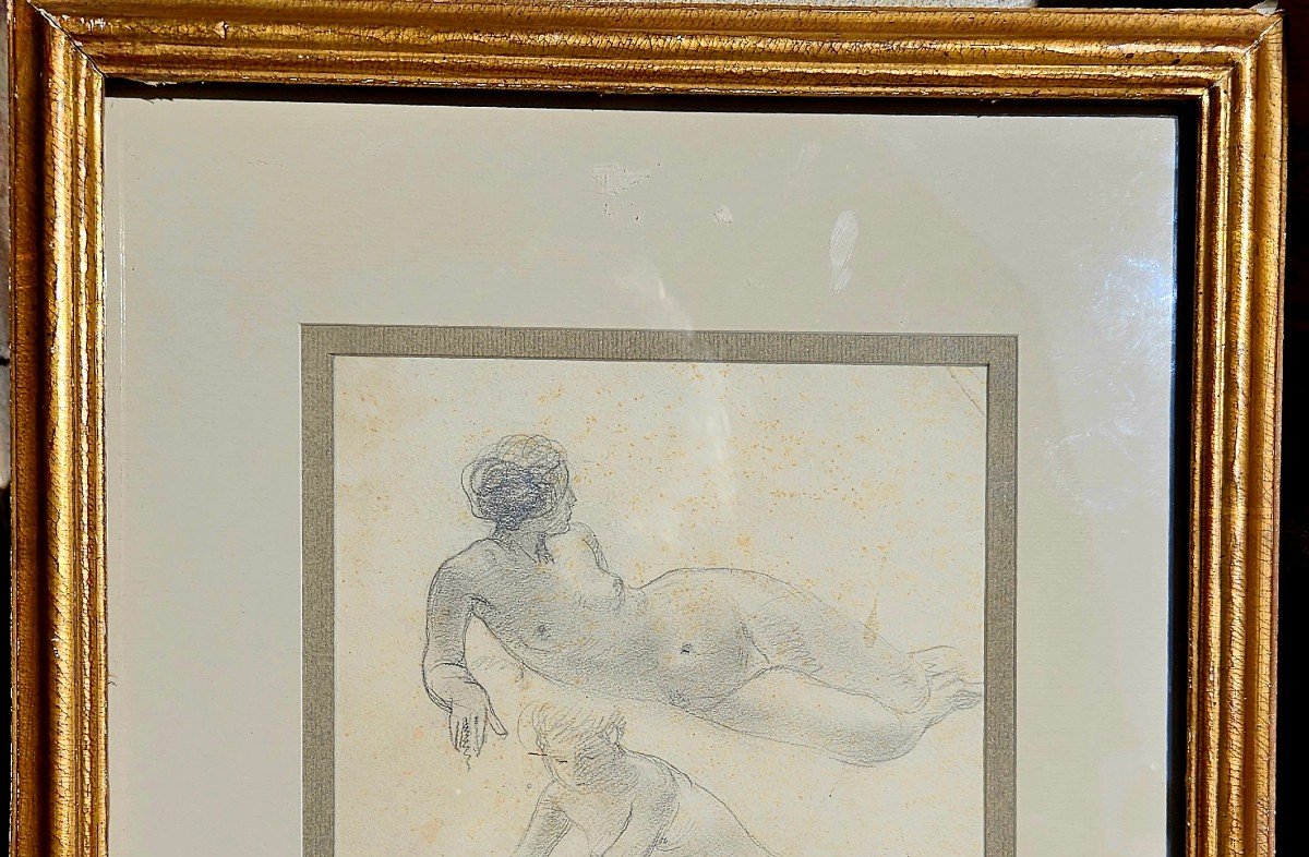Original Drawing By Henri Lebasque 1865-1937-photo-2