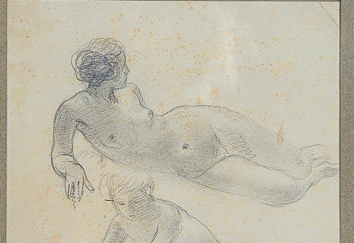 Original Drawing By Henri Lebasque 1865-1937-photo-4