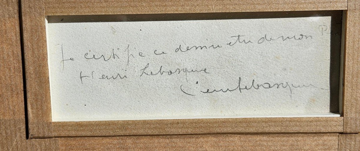 Original Drawing By Henri Lebasque 1865-1937-photo-6