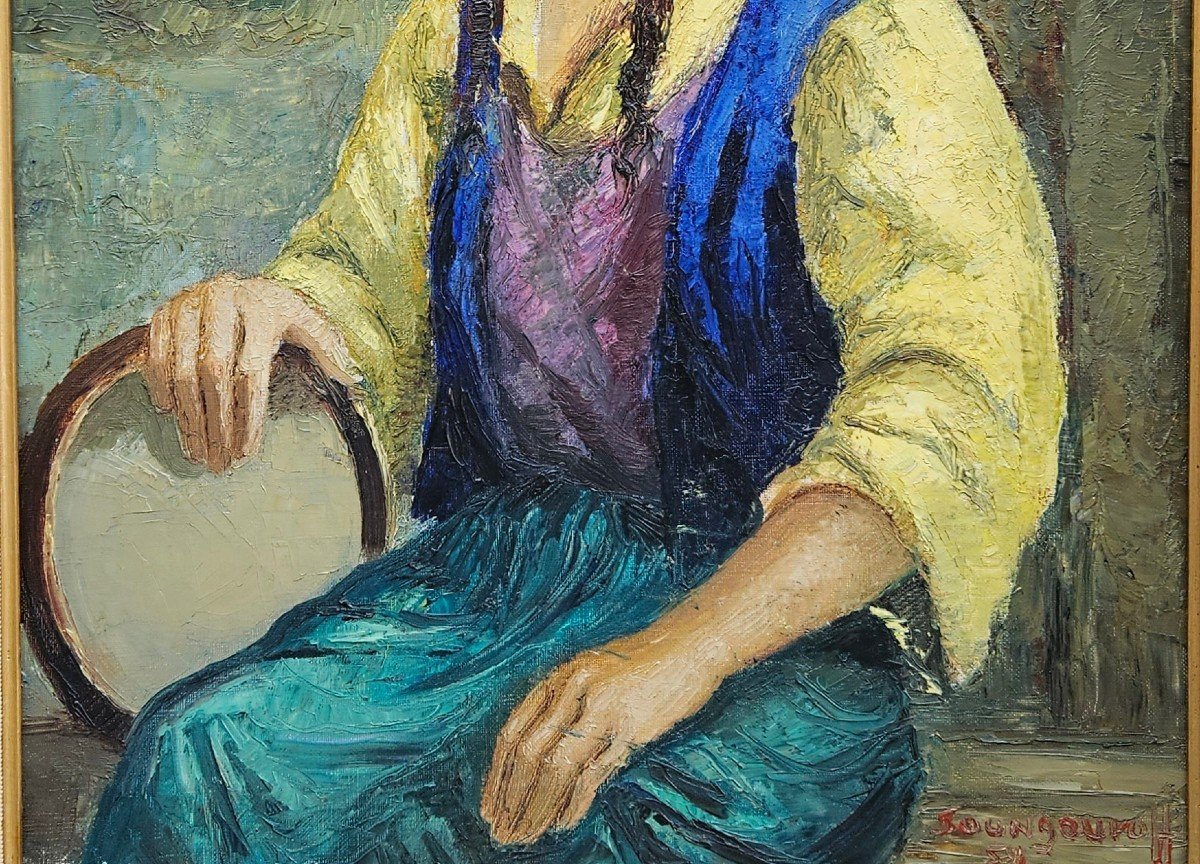 La Gitane De 1951 Par Anatola Soungouroff 1911-1982-photo-4