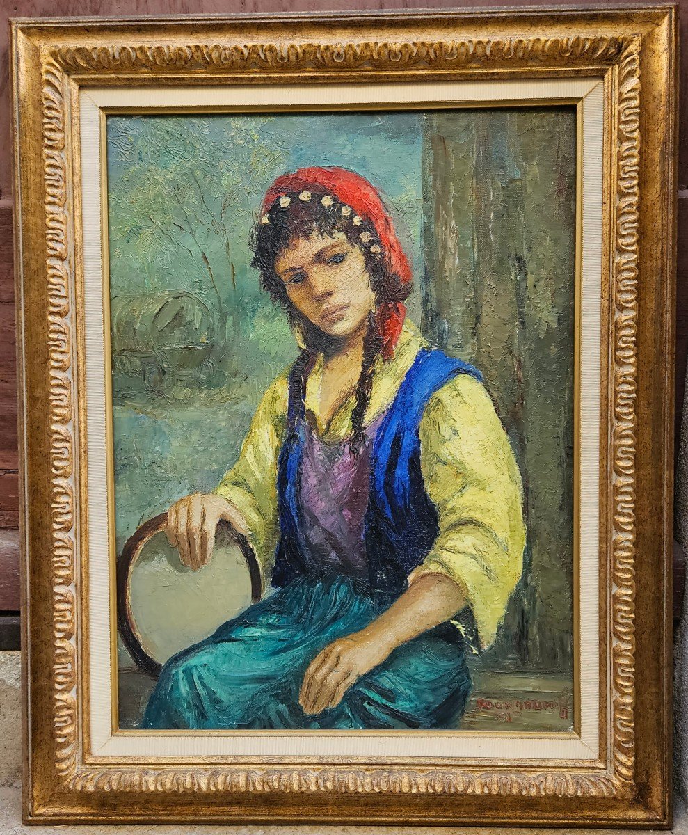 La Gitane De 1951 Par Anatola Soungouroff 1911-1982