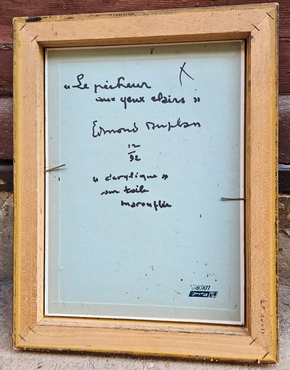 Le Pêcheur Aux Yeux Clairs de 1992  Par Edmond Duplan-photo-5