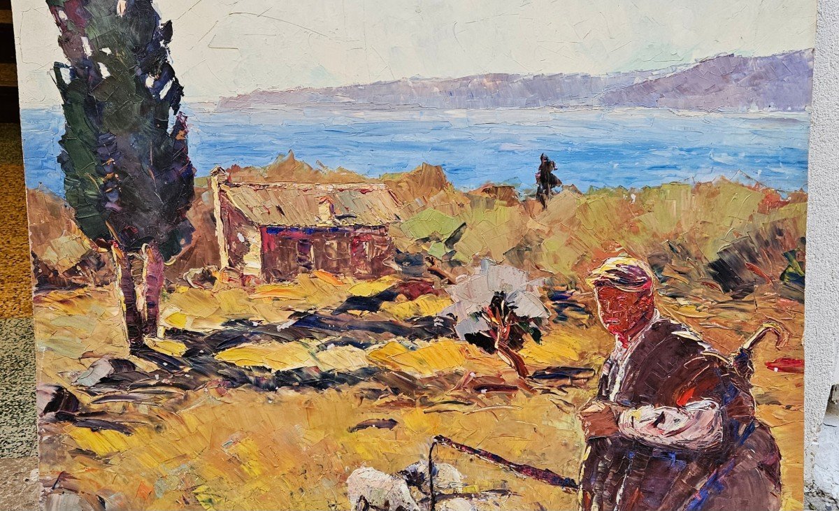 The Corsican Shepherd By Zarou 1930-2013-photo-5