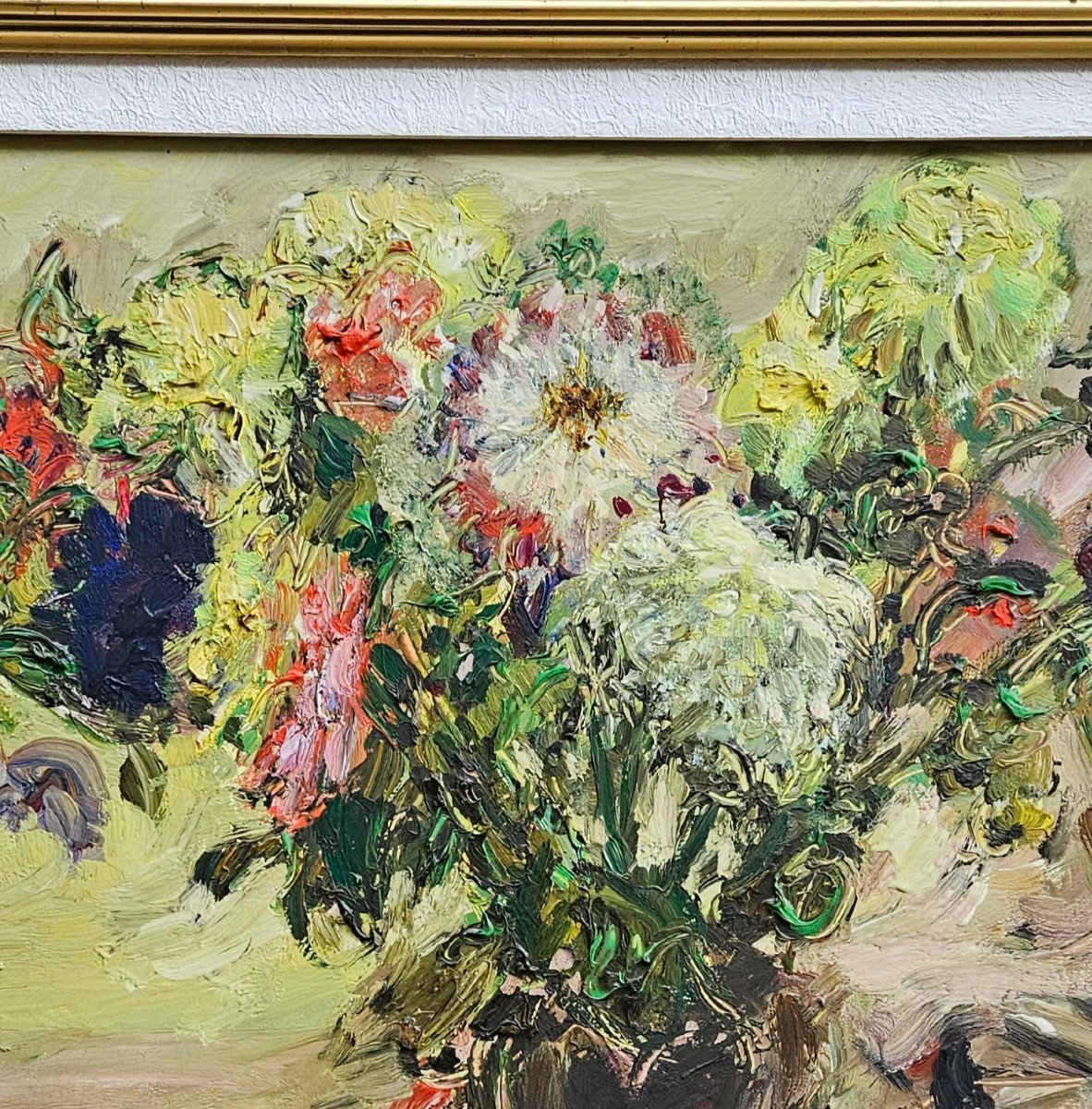 Bouquet Of Flowers By Antoine Serra 1908-1995-photo-5