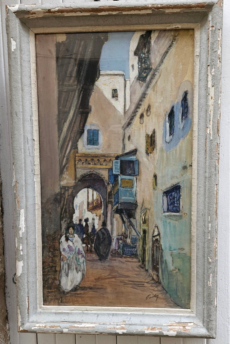 Rue Orientale Par Henry Jean Pontoy 1888-1968-photo-2