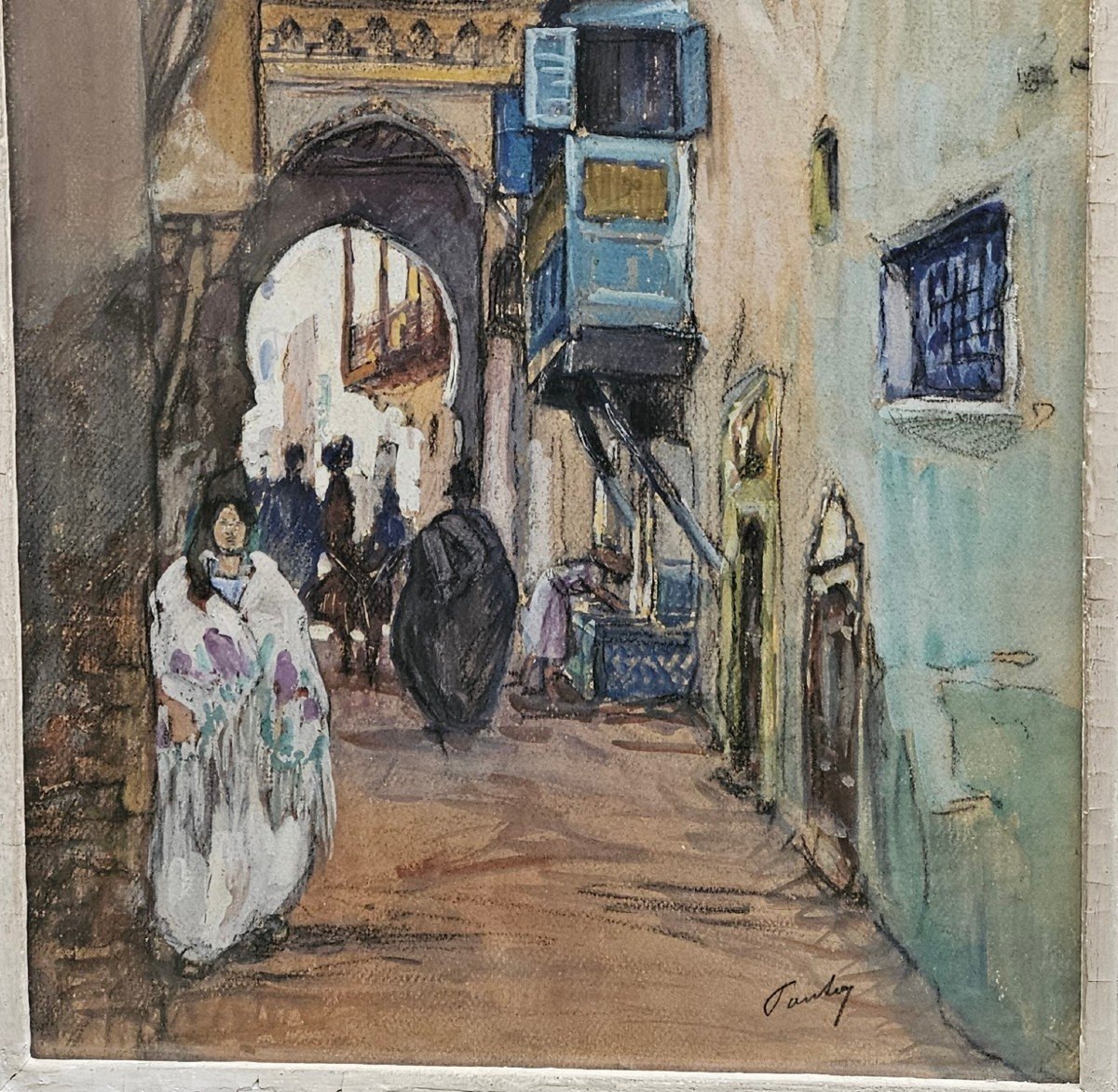 Rue Orientale Par Henry Jean Pontoy 1888-1968-photo-6