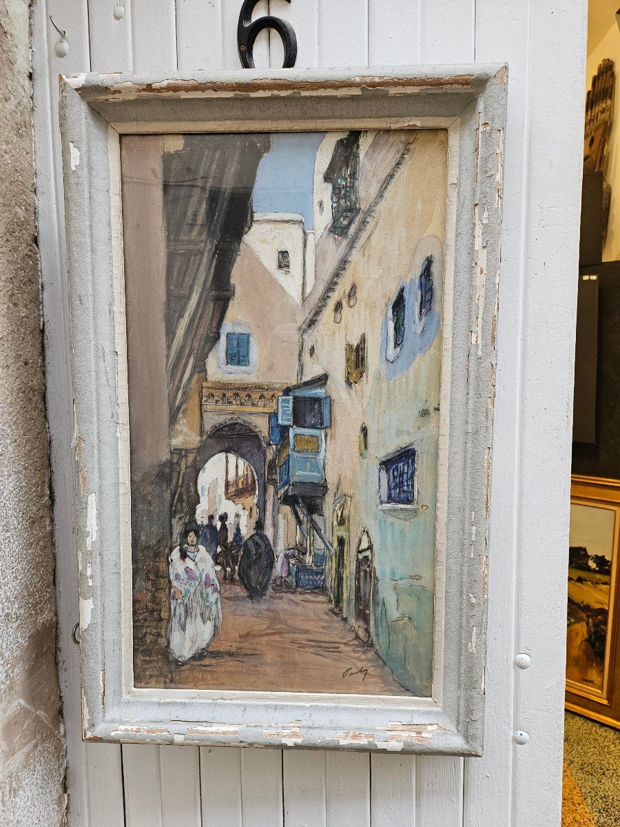 Rue Orientale Par Henry Jean Pontoy 1888-1968-photo-7