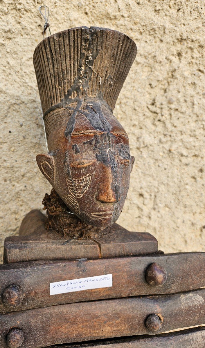 Mangbetu Xylophone From Congo-photo-2