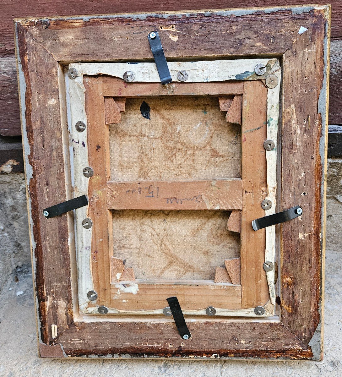 Ruelle en  Provence (Marseille?)Par Pierre Ambrogiani 1907-1985-photo-4