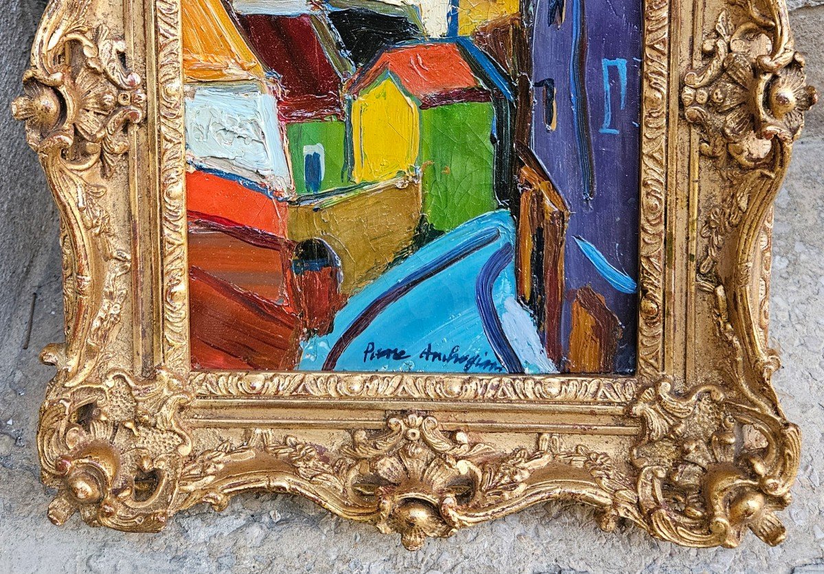 Ruelle en  Provence (Marseille?)Par Pierre Ambrogiani 1907-1985-photo-4