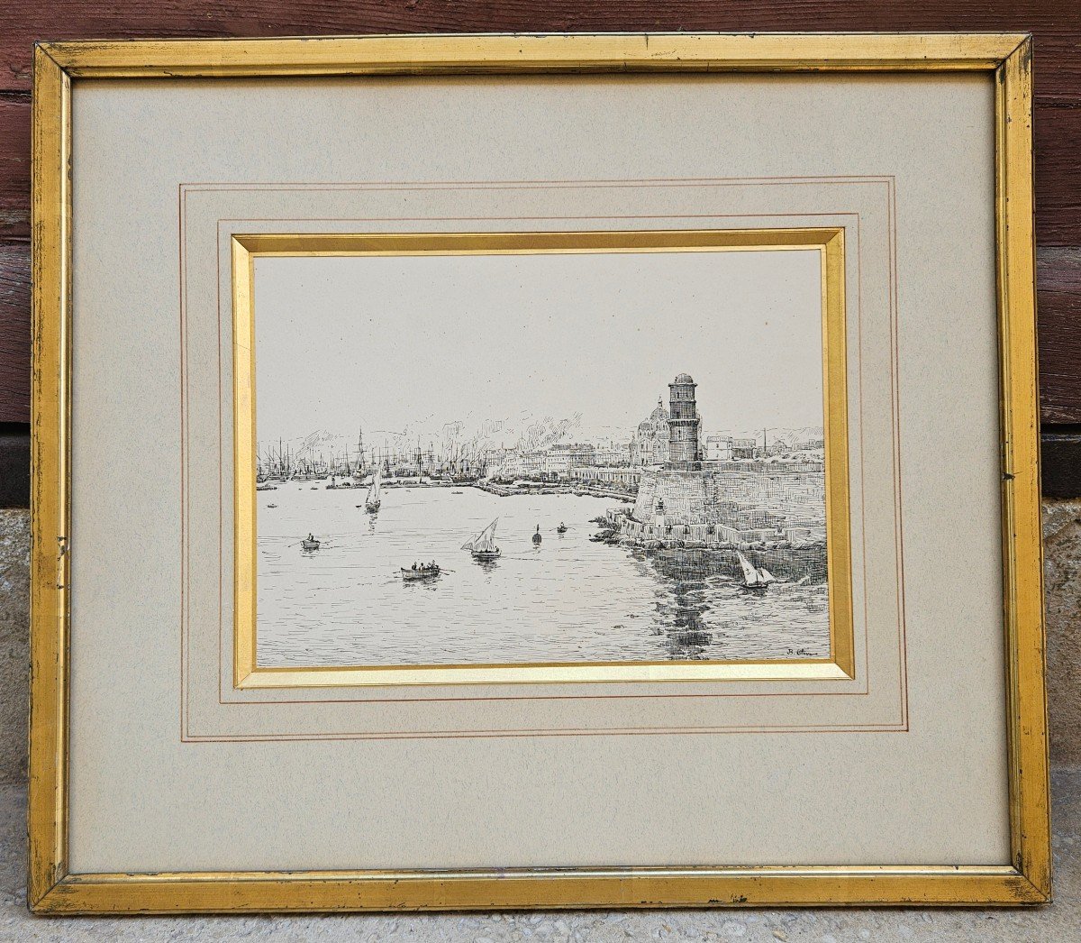 La Joliette - Marseille Par Jean Baptiste Olive 1848-1936-photo-2