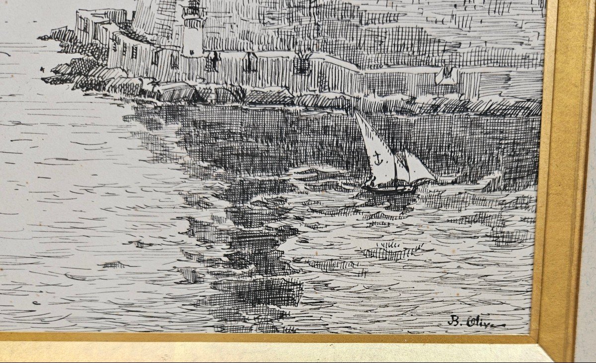 La Joliette - Marseille Par Jean Baptiste Olive 1848-1936-photo-1